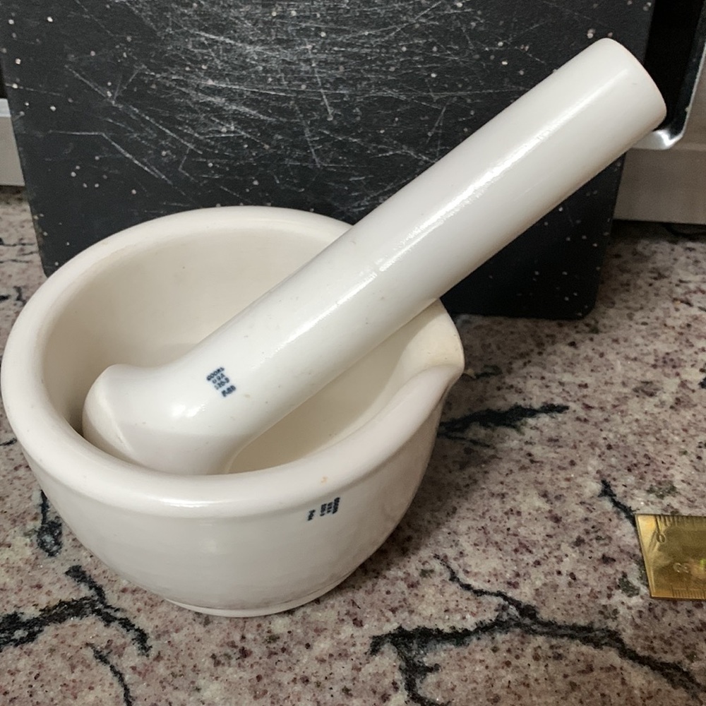 Coors Large Size Mortar and Pestle